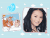 女星 可爱 明信片 温馨设计