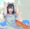 美女 吐舌头 俏皮 萌 卡哇伊 萌萌哒 可爱