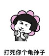 打死你个龟孙子 金馆长 花朵 捧脸