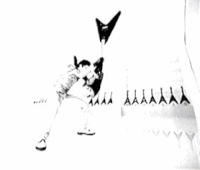 迈克尔-杰克逊 插画 怒摔吉他 欧美 经典动作