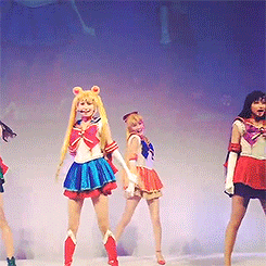 美少女 舞台 灯光 炫丽