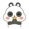 熊猫 鼓掌 卡通 搞笑