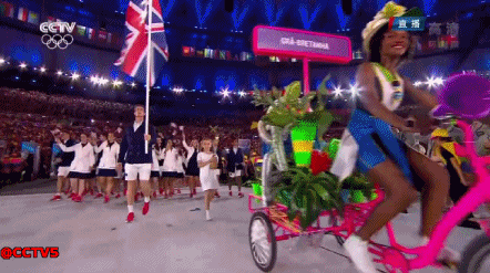 里约奥运会  开幕式  英国代表队