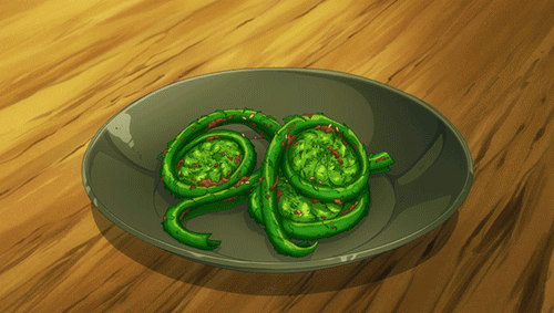 桌子  碗  绿色  筷子  条状