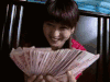 美女 金钱 高兴 疯狂