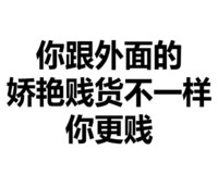 你跟外面的娇艳贱货不一样你更贱 骂人 文字 黑色