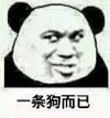 熊猫人 二货 贱 一条狗而已