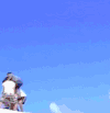 蓝天 白云 逗比 玩耍