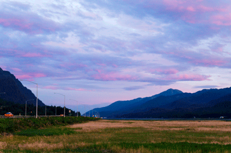 日落 sunset 延时摄影 云 风景 阿拉斯加东南部