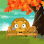 表情包 小狮子 辛辛巴 小狮子辛辛巴 惬意