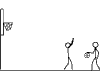 火柴人 灌篮 打架 动画 简笔画 stick figure