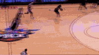 NBA 詹姆斯 精彩进球 合作 运动