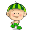 走路  西瓜  男孩子 淘气