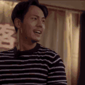 陈伟霆 说话 侧脸 条纹衣服