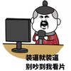 装逼就装逼 别吵我看片 斗图 搞笑 愤怒