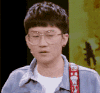 帅哥 转头 尴尬 眼镜