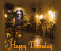 灯光 下雨 鲜花 happythursday