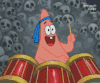 海绵宝宝 SpongeBob 派大星 架子鼓 鼓手 骷髅 头巾 玩音乐 音乐人 solo