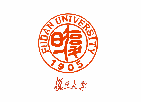 logo 复旦大学 圆形 动图