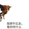 蘑菇头 我把牛扛走 看你吹什么 飘过