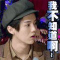 鹿晗 可爱 萌 无辜 不知道 明星爱豆