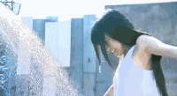 戏水 美女 妩媚 秀发 性感