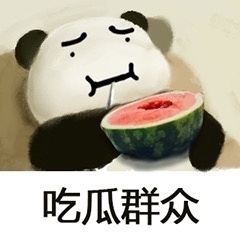 熊猫 可爱 搞笑 西瓜 斗图 吃瓜群众