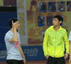 张继科 运动员 走路 嘟囔
