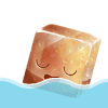 方块 睡着 在水里 冒泡