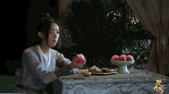 楚乔传 赵丽颖 可爱 吃苹果