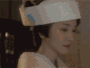 美女 转头 微笑