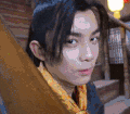 男神 微笑 迷人 黑头发