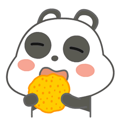萌萌熊 饼干 吃货 可爱