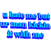 蓝色 易懂的 animatedtext 艺术字