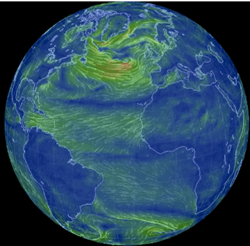 行星 地球 天气 地图 风 天气信号