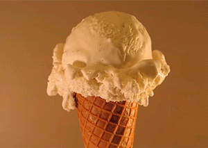 冰淇淋 ice cream food 溶化 诱惑