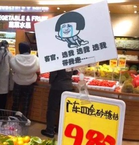 超市 搞笑 熊猫头 斗图 蠢萌