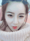 美女 眨眼 讲话 红嘴唇 可爱
