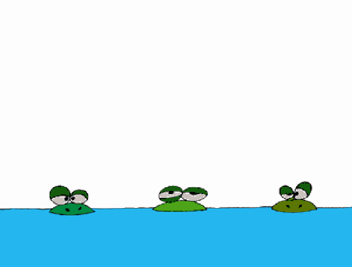 青蛙 鳄鱼 苍蝇 隐藏