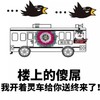乌鸦 黑点 贱贱的 我开着灵车经你送终来了