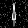 创意字 伞 遮雨 动漫