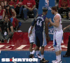 玩闹 NBA 休息  篮球