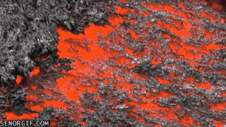 熔岩 lava nature 奇观
