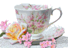 动画   动态    花朵  杯子