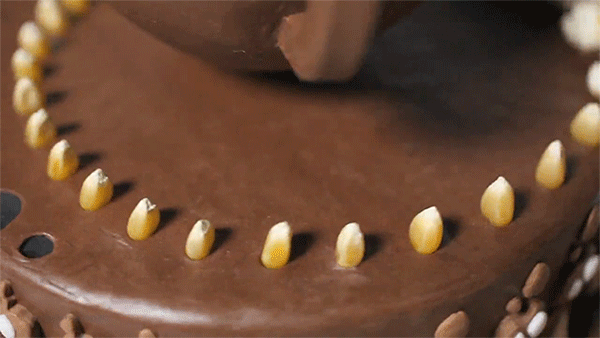 巧克力 chocolate food 蛋糕 转动