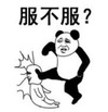 暴漫 文字表情包 服不服 搞笑 逗 沙雕