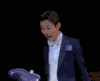 何炅 帅气 惊吓 搞笑