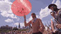 雨伞 沙滩 Lollapalooza音乐节 Lollapalooza