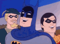 蝙蝠侠 三人 开心 大笑
