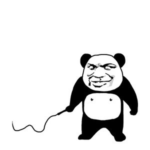 金馆长 鞭子 坏笑 熊猫